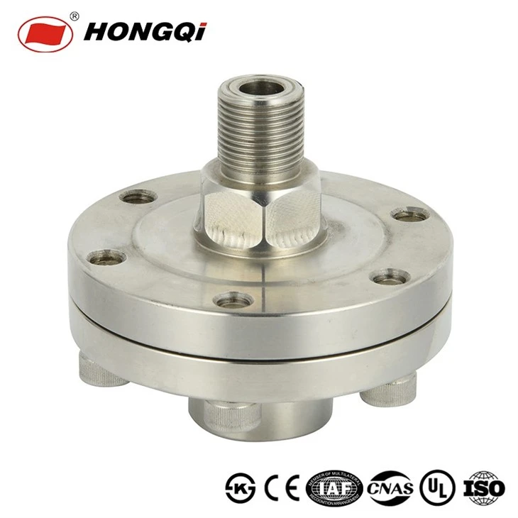 Stainless Steel Diaphragm Pressure Gauge With Flange Connection factory