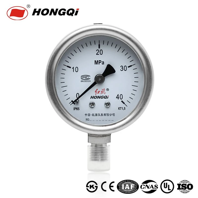 Manometro Wika in acciaio inox
