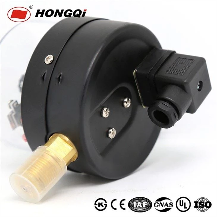 Electric contact pressure gauge with black case(6)