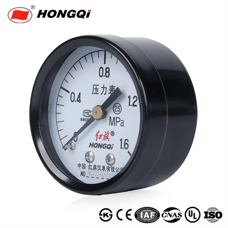 1.5Inch Gas/Oil Filled Pressure Gauge -40°c To +65°c Ambient Temperture