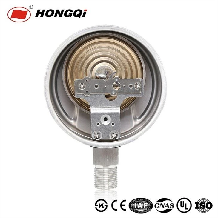 Hongqi 100mm Measureman Diaphragm Type Capsule Low Pressure Gauge