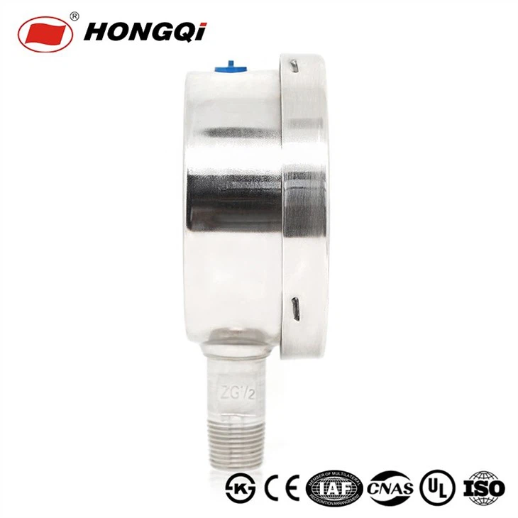 Sulfurproof Pressure Gauge 100mm 4” Connection Customized